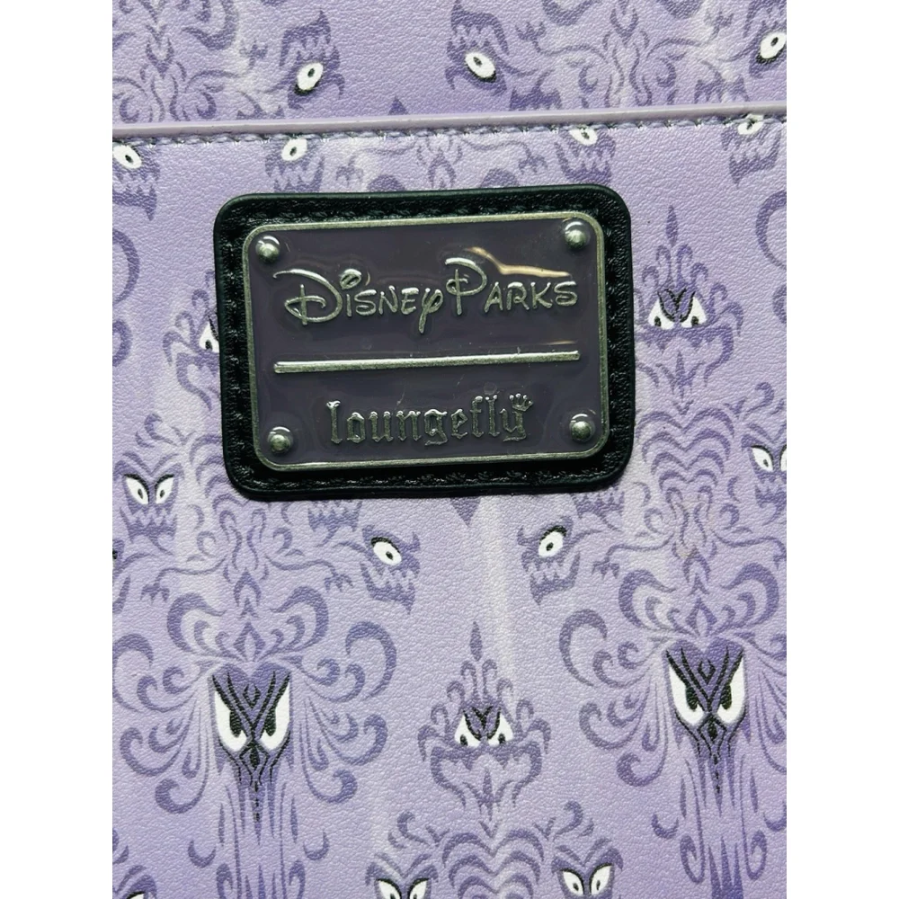 Loungefly Disney Parks The Haunted Mansion Wallpaper Eyes Crossbody Bag 2022 EUC - Picture 4 of 7